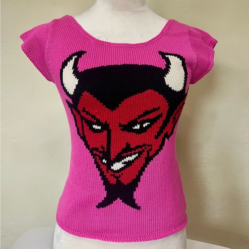 Betsey Johnson vintage devil sweater